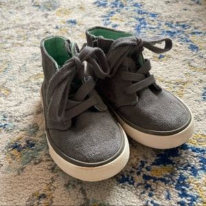 Cat and Jack baby boy gray booties sneakers size 6